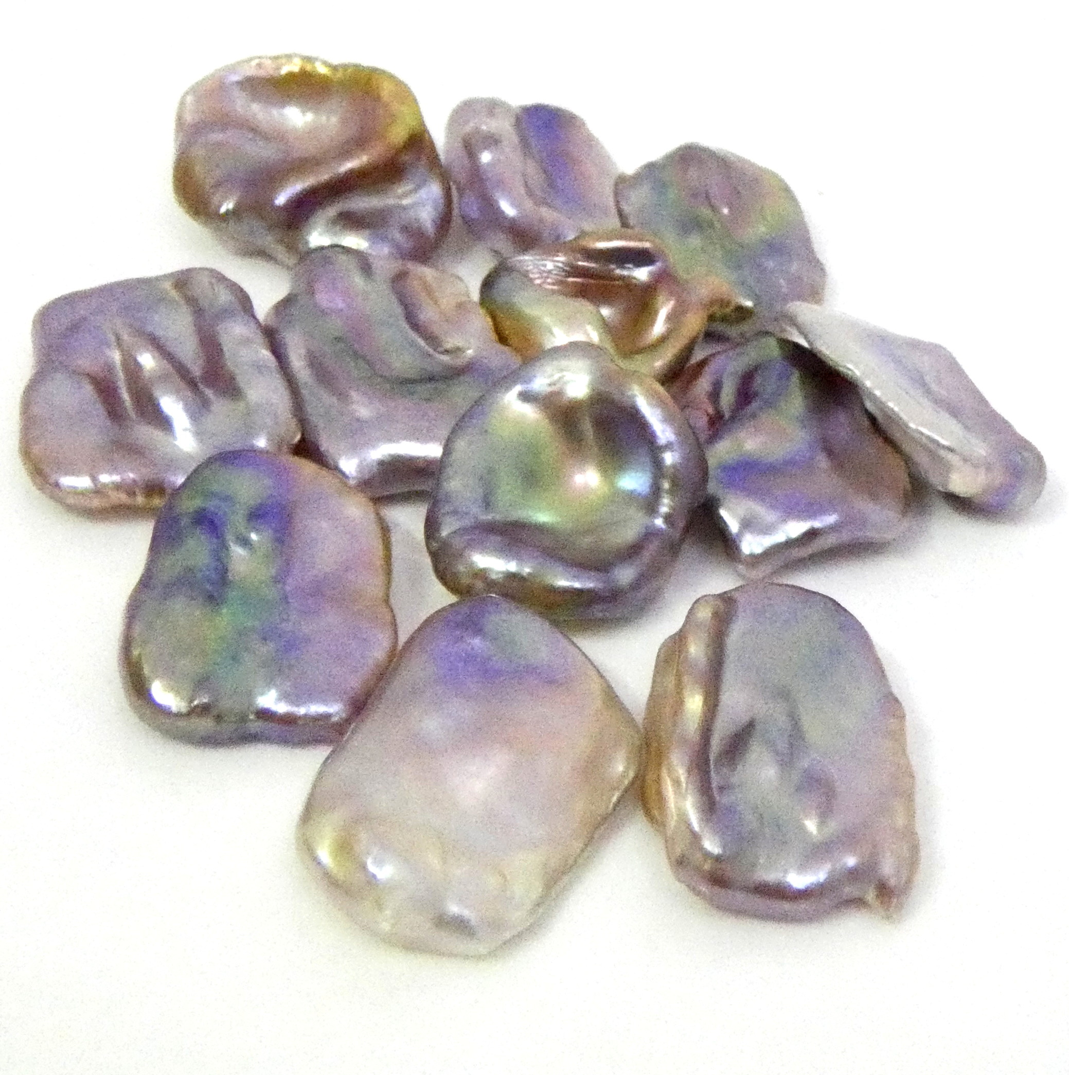 Natural Colours Big Rectangular Pearls